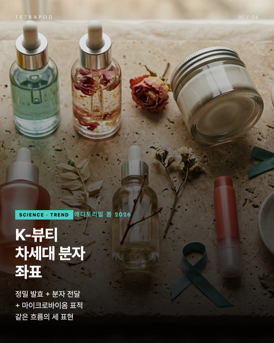K-뷰티 차세대 분자 좌표 — 정밀 발효·분자 전달·마이크로바이옴 8장 정리