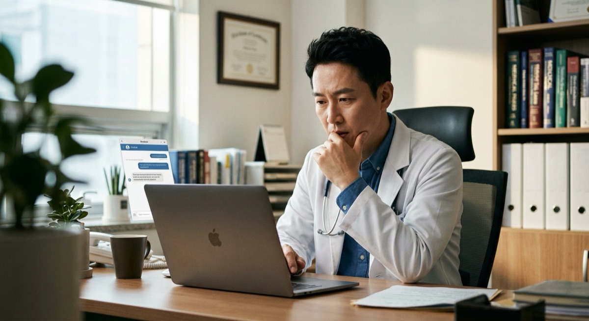 NEJM AI 자동화 편향 RCT — 의사도 ChatGPT 오류에 14%p 끌려간다. AI 의료 정착의 그림자