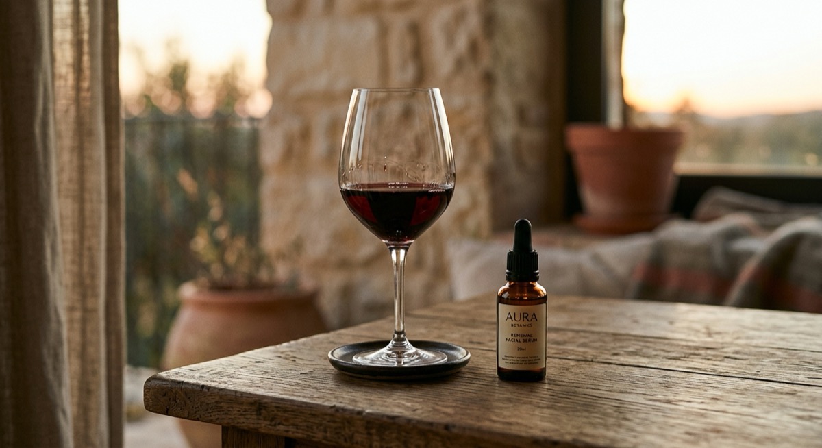 레스베라트롤 먹고 바르면 주름이 줄어드는가, 132명 8주 RCT 결과