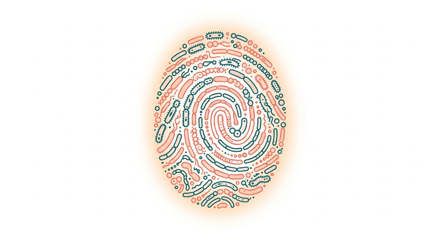 장내세균 지문(Microbial Fingerprint) — 균종 풍부도가 아닌 개인의 미생물 지도