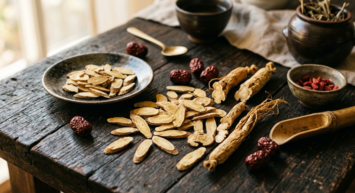 황기(Astragalus membranaceus) 9g 6개월, 단백뇨 -42% eGFR +8% CKD 진행 차단
